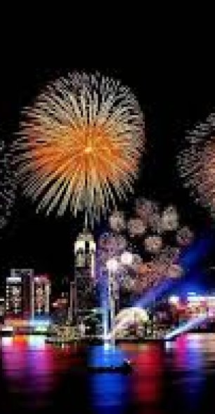 Новогодний круиз с фейерверком в Гонконге